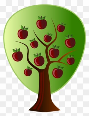 Abstract Crops Apple Tree Clipartsy - Apple Tree Vector Png - Free Transparent PNG Clipart Images Download. - Transparent PNG Free Download