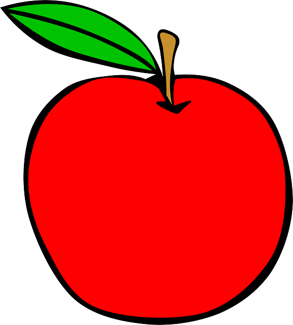 Red, Apple, Food, Fruit, Menu, Apples, Cartoon, Free - Red Apple Clipart - Free Transparent PNG Clipart Images Download. - Transparent PNG Free Download