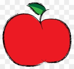 Cute Apple Cliparts - Apple Fruit To Color - Free Transparent PNG Clipart Images Download. - Transparent PNG Free Download