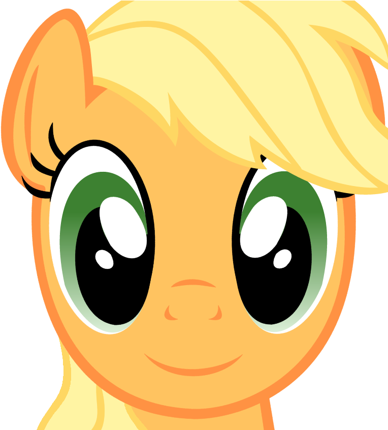 Applejack Face By Maybyaghost - Apple Jack My Little Pony Face - Free Transparent PNG Clipart Images Download. - Transparent PNG Free Download