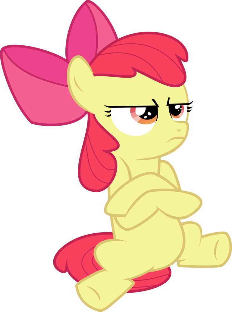 Apple Bloom, Apple Family Reunion, Artist - Angry Apple Bloom Mlp - Free Transparent PNG Clipart Images Download. - Transparent PNG Free Download
