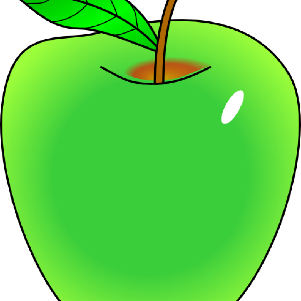 Green Apple Clipart Shaded Green Apple Clip Art At - Apple Clip Art - Free Transparent PNG Clipart Images Download. - Transparent PNG Free Download