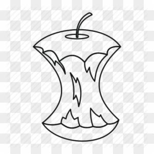 Apple Outline Drawing - Apple Putline - Free Transparent PNG Clipart Images Download. - Transparent PNG Free Download