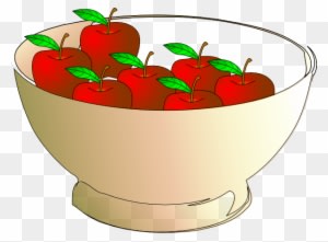Bowl 7 Apples Clip Art - 2 Apples In A Bowl - Free Transparent PNG Clipart Images Download. - Transparent PNG Free Download