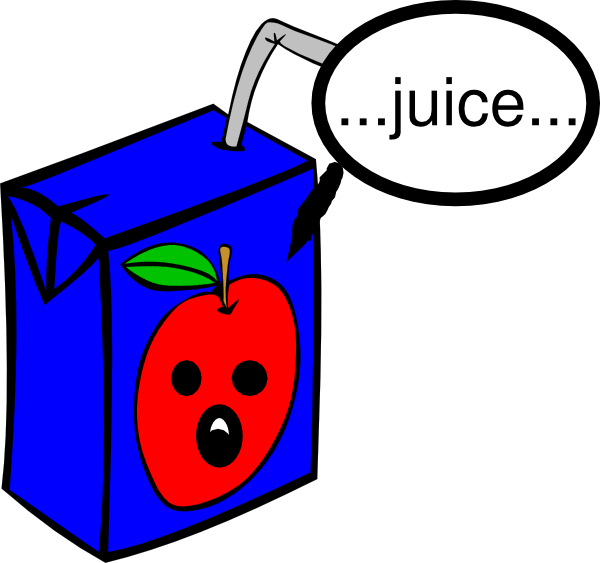 Juice Clip Art At Clker - Apple Juice Box - Free Transparent PNG Clipart Images Download. - Transparent PNG Free Download