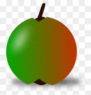 Red And Green Apple - Apple - Free Transparent PNG Clipart Images Download. - Transparent PNG Free Download