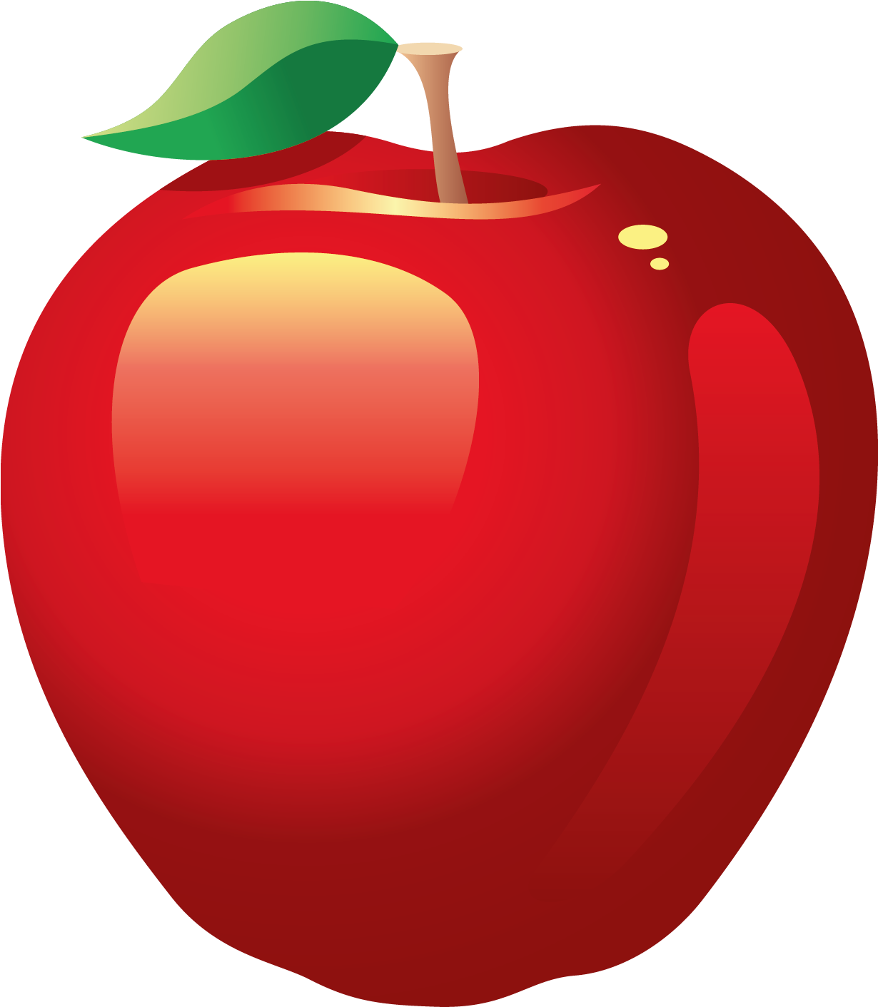 Snow White And The Seven Dwarfs By Bob Heather And - Apple Clipart - Free Transparent PNG Clipart Images Download. - Transparent PNG Free Download