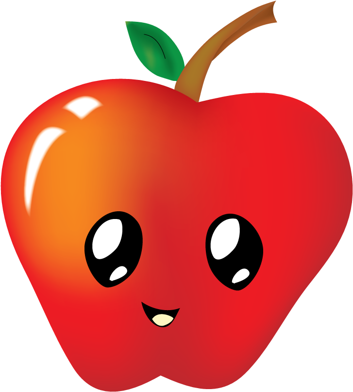 Happy Apple - Happy Apple Cartoon Png - Free Transparent PNG Clipart Images Download. - Transparent PNG Free Download