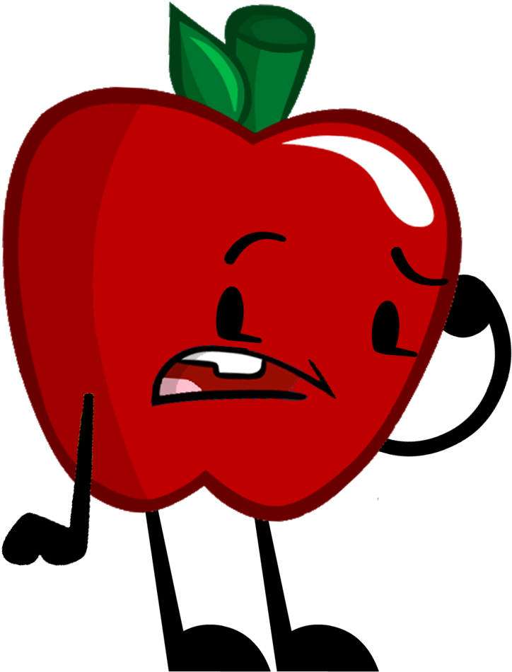 New Apple Pose - Inanimate Insanity 2 Apple - Free Transparent PNG Clipart Images Download. - Transparent PNG Free Download