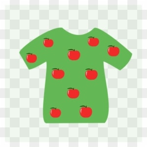Ilustración De Vector De Camiseta Con Diez Manzanas - T Shirt With Apple - Free Transparent PNG Clipart Images Download. - Transparent PNG Free Download