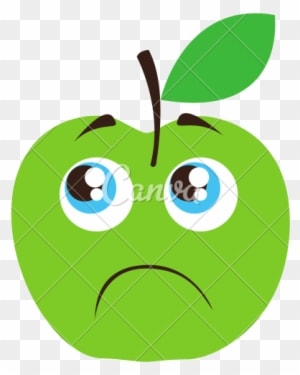 Apple Clipart Sad - Apple - Free Transparent PNG Clipart Images Download. - Transparent PNG Free Download