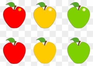 Apple Fruit Green Yellow Red - Red Green Yellow Apple Clipart - Free Transparent PNG Clipart Images Download. - Transparent PNG Free Download