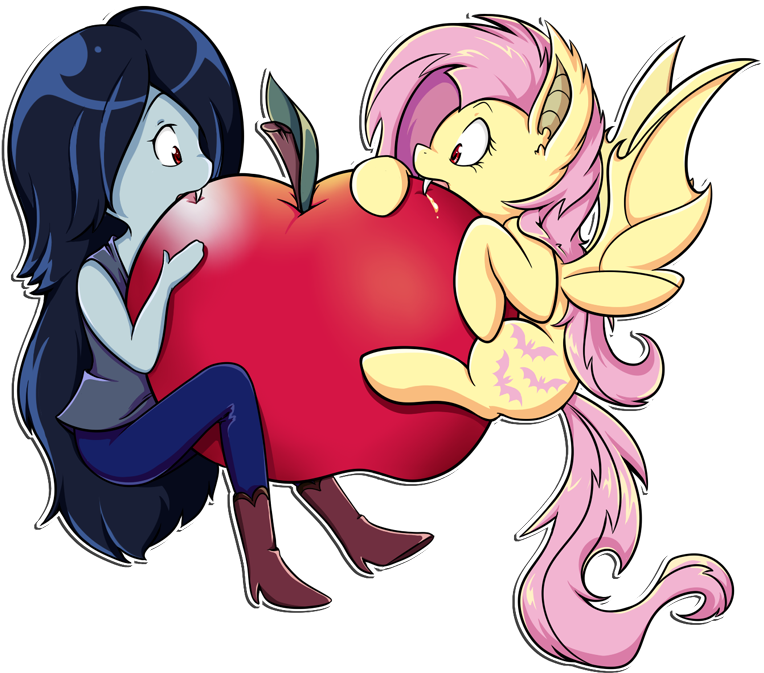 Adventure Time, Apple, Artist - Adventure Time Marceline Apple - Free Transparent PNG Clipart Images Download. - Transparent PNG Free Download