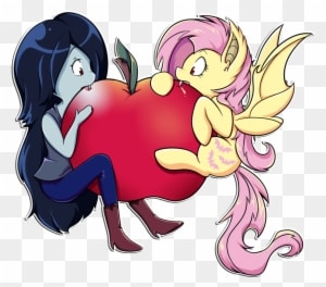 Adventure Time, Apple, Artist - Adventure Time Marceline Apple - Free Transparent PNG Clipart Images Download. - Transparent PNG Free Download