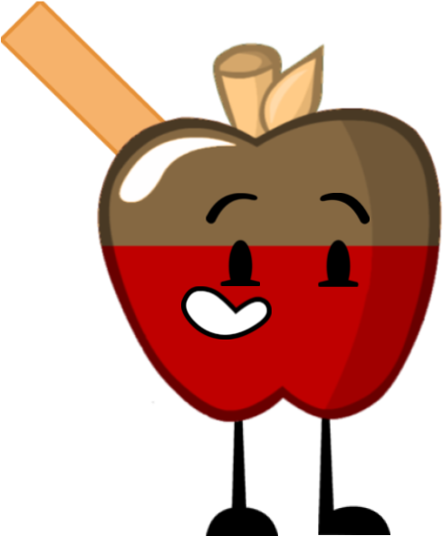 Caramel Apple - Apple Bfdi - Free Transparent PNG Clipart Images Download. - Transparent PNG Free Download