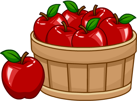 10 Apples Puffle Food - Apples In Basket Clipart - Free Transparent PNG Clipart Images Download. - Transparent PNG Free Download