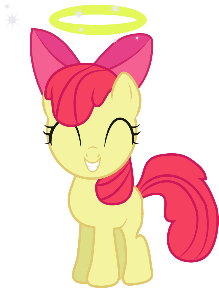Little Angel Apple Bloom By Creshosk - Apple Bloom Angel - Free Transparent PNG Clipart Images Download. - Transparent PNG Free Download