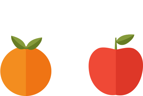 Apples To Oranges - Apples And Oranges Clipart - Free Transparent PNG Clipart Images Download. - Transparent PNG Free Download