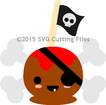 Pirate Candy Apple - Candy Apple - Free Transparent PNG Clipart Images Download. - Transparent PNG Free Download