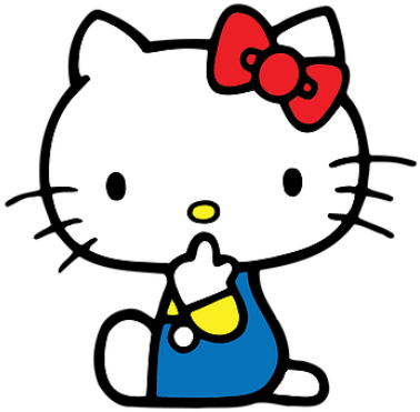 P Touch Clipart - Hello Kitty With Apple - Free Transparent PNG Clipart Images Download. - Transparent PNG Free Download