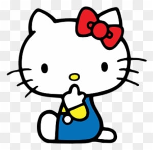 P Touch Clipart - Hello Kitty With Apple - Free Transparent PNG Clipart Images Download. - Transparent PNG Free Download