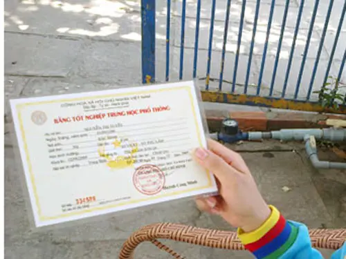 Làm bằng giả cấp 3 | Bằng tốt nghiệp THPT giả giá rẻ uy tín