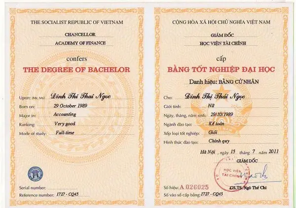 Làm Bằng Đại Học HCM - Uy Tín - Giá Rẻ - Làm Bằng AZ