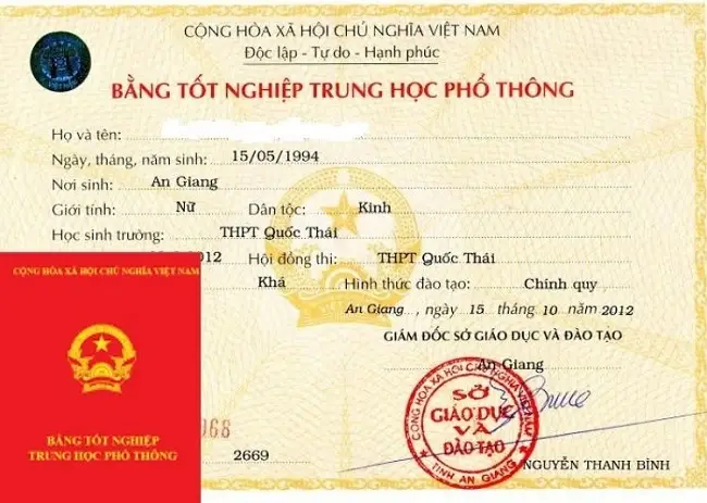 Mua Bằng Cấp 3 Có Hồ Sơ Gốc | Uy Tín  Giá Rẻ | Làm Bằng AZ