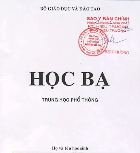 Photo học bạ công chứng ở đâu? Nơi uy tín, giá rẻ