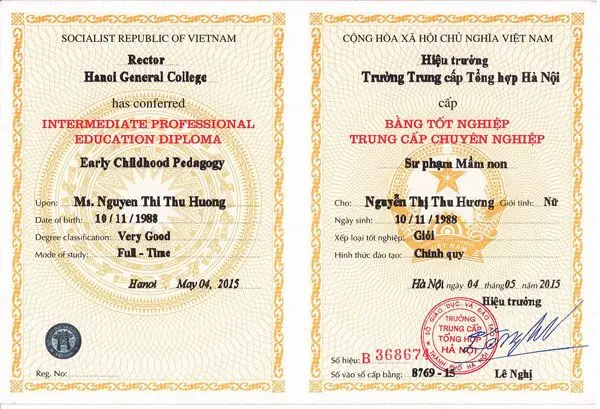 Làm Bằng Trung Cấp Có Hồ Sơ Gốc - Làm Bằng AZ Uy Tín, Chất Lượng