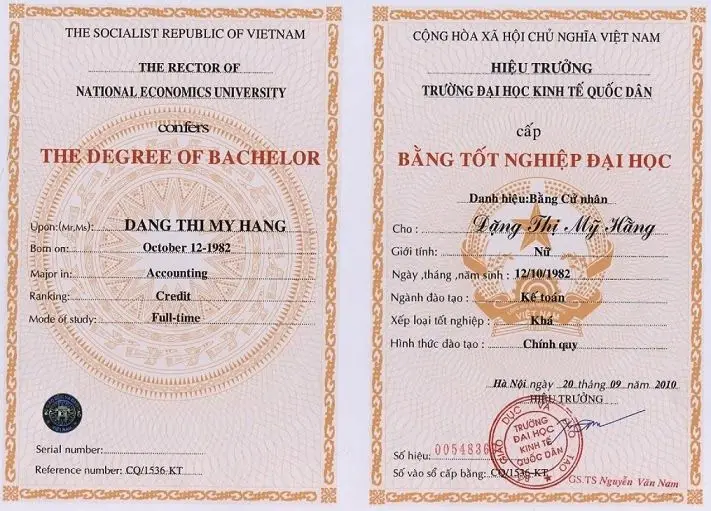Làm bằng đại học uy tín, giá rẻ, bảo hành 25 năm tại Làm Bằng AZ