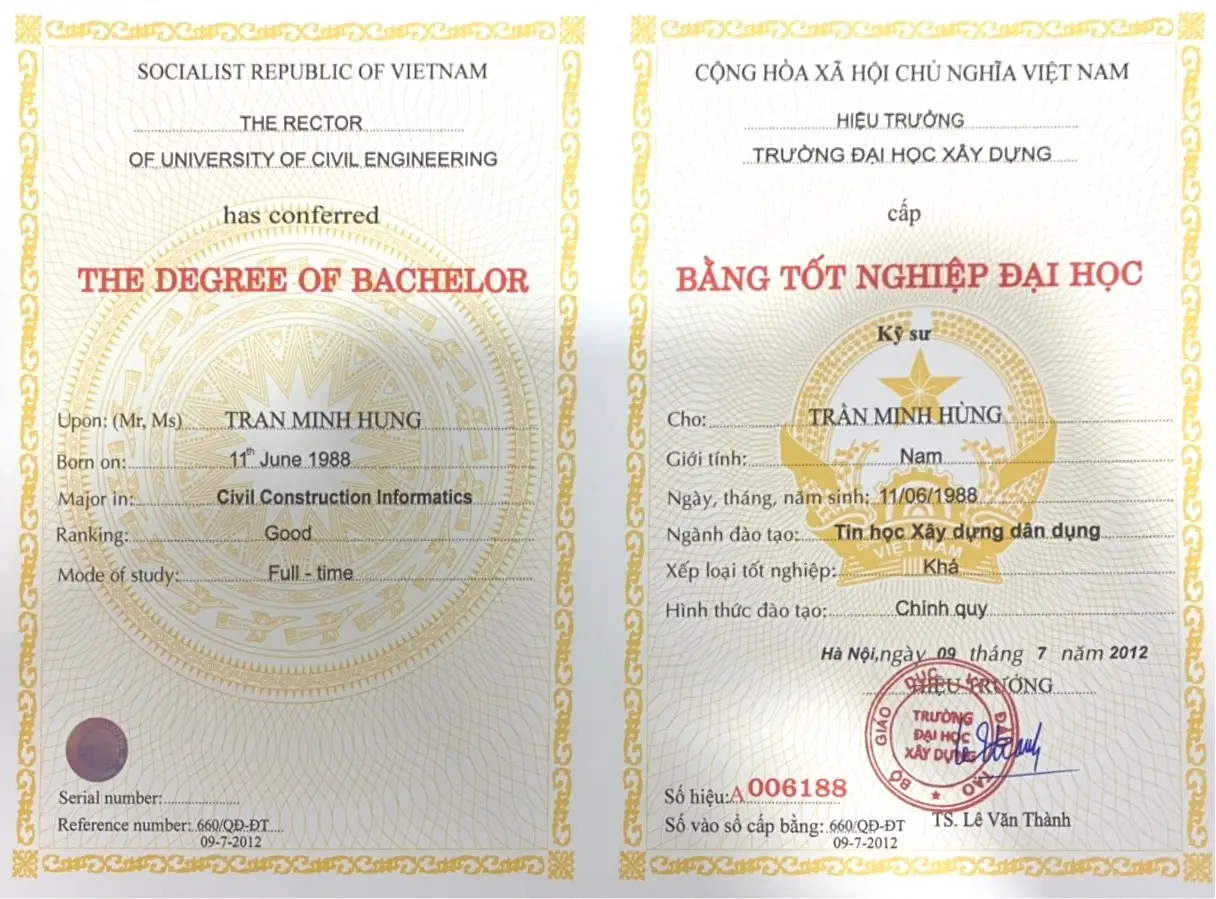 Làm Bằng Đại Học Giá Rẻ Tem Phôi Thật - Hoàn Thiện Mọi Chi Tiết