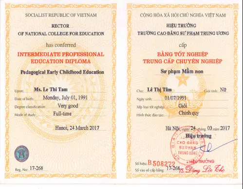 Làm bằng trung cấp không cần đặt cọc - Bảo hành 25 năm tại Làm Bằng AZ