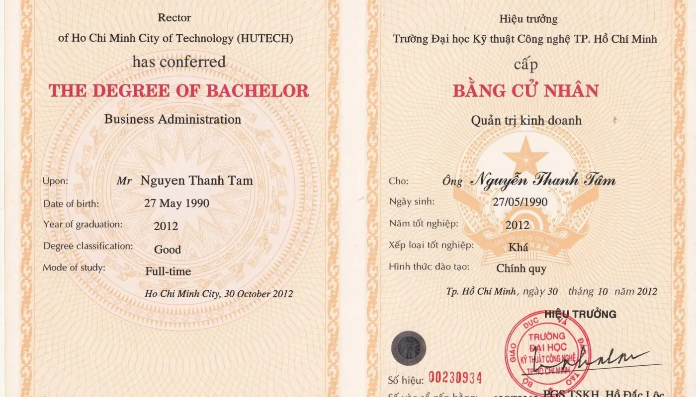 Làm bằng đại học giả TPHCM uy tín, chất lượng cao - Làm Bằng AZ