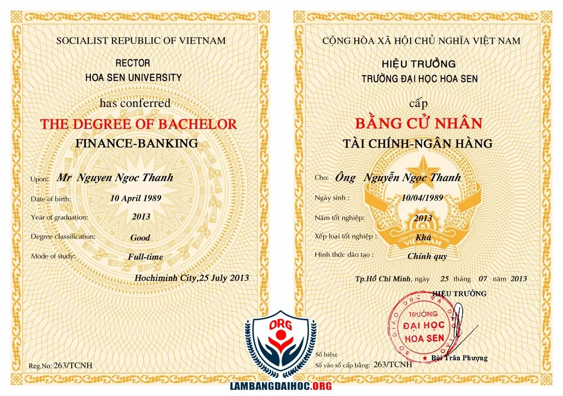 Làm bằng đại học chuẩn Bộ Giáo dục uy tín, chất lượng tại Làm Bằng AZ
