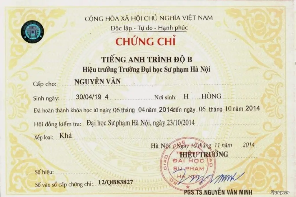 Chứng chỉ tiếng Anh B1 có giá trị bao lâu? Hướng dẫn chi tiết