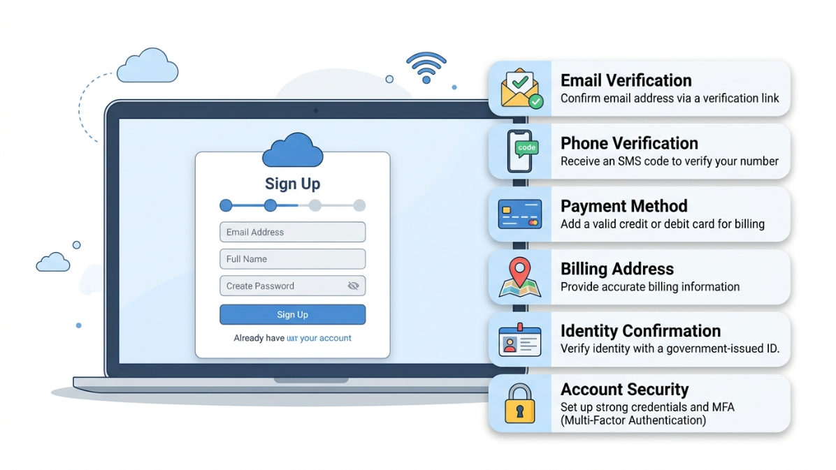 cloud provider registration requirements