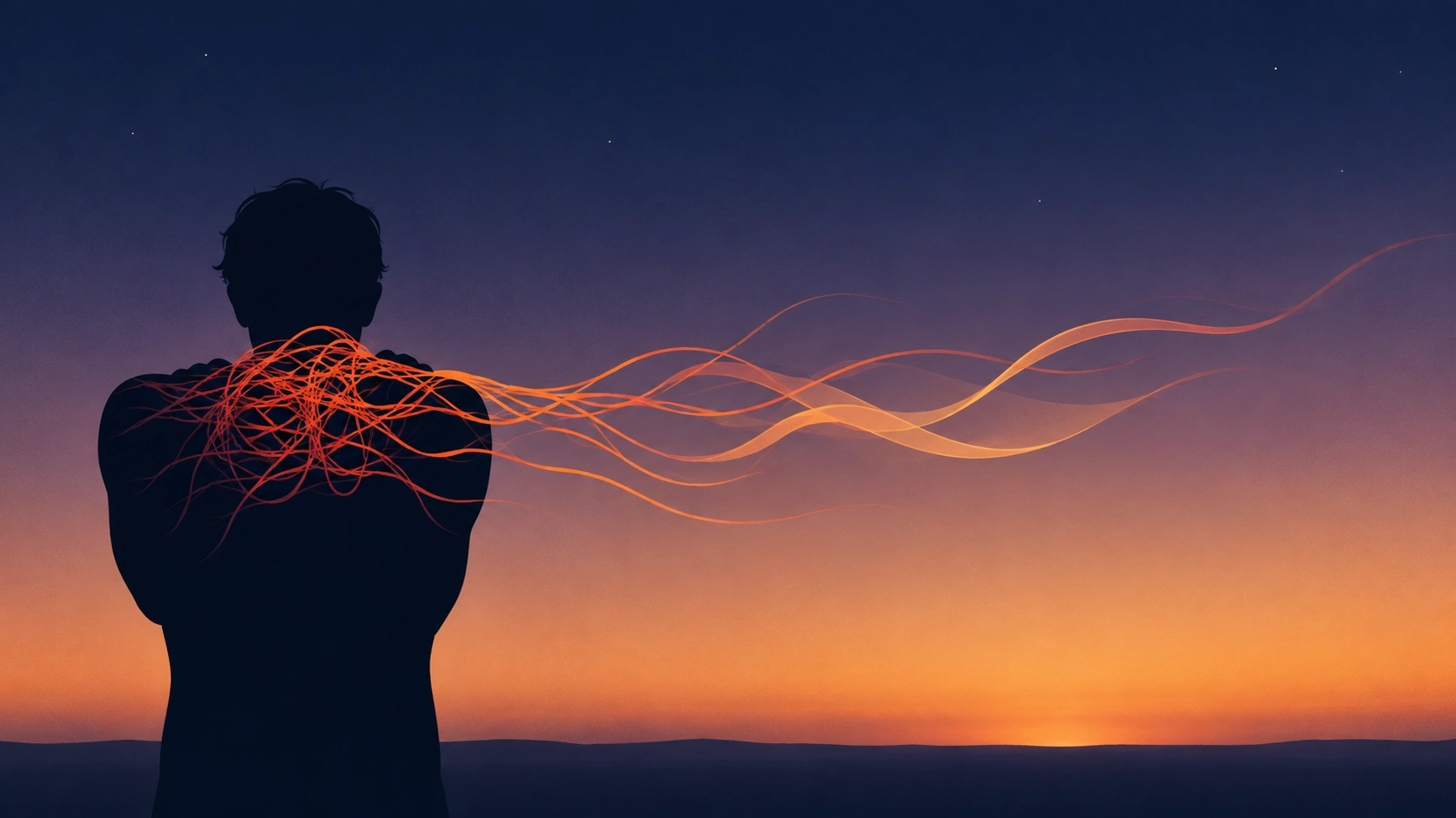 Illustration showing Stress Isn't Just in Your Head