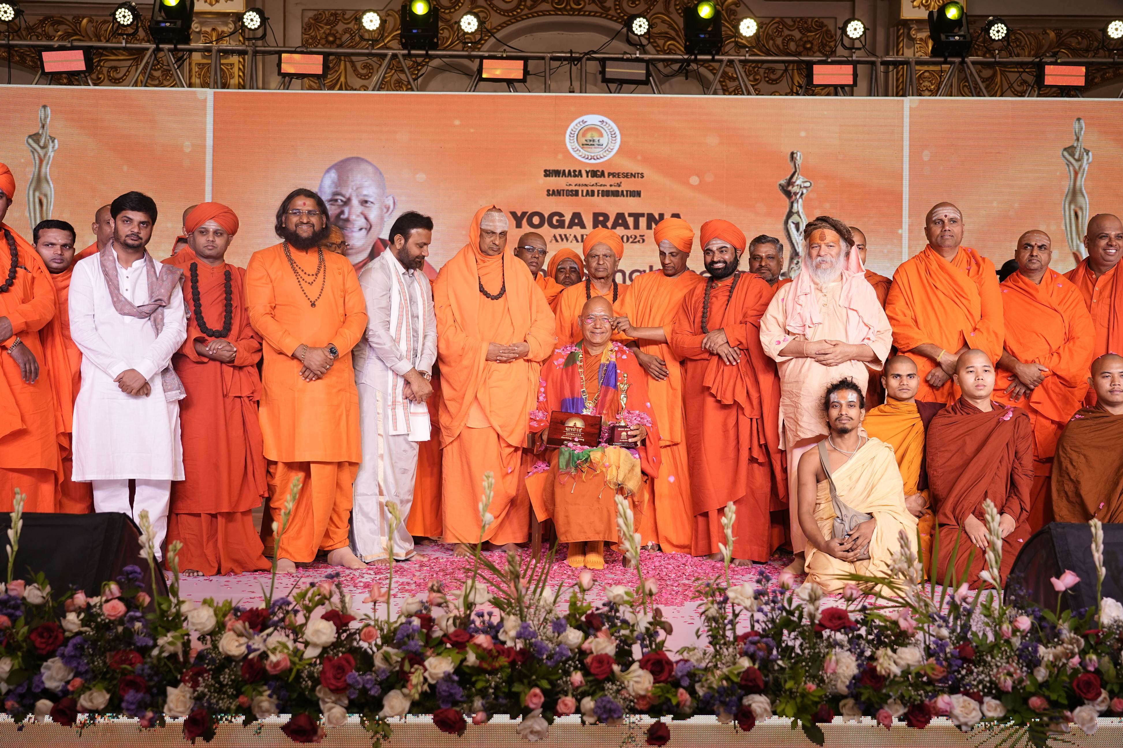 Yoga Ratna Awards- Santosh Lad Honours Excellence and Dedication in Yoga.