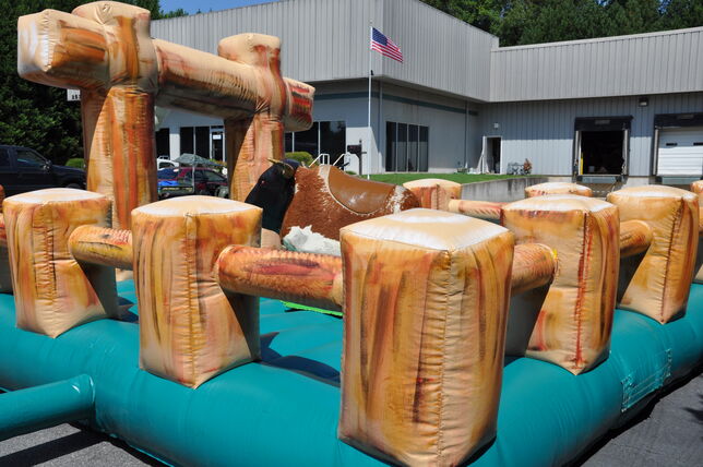 Mechanical Bull Rear View