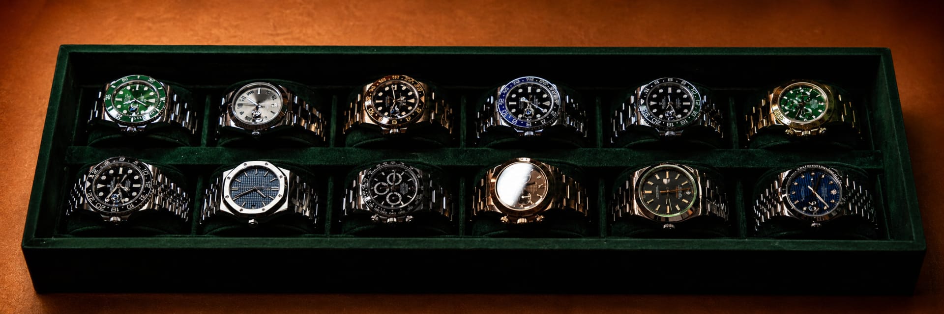 Bandeja de relojes Rolex en Zurich Watches