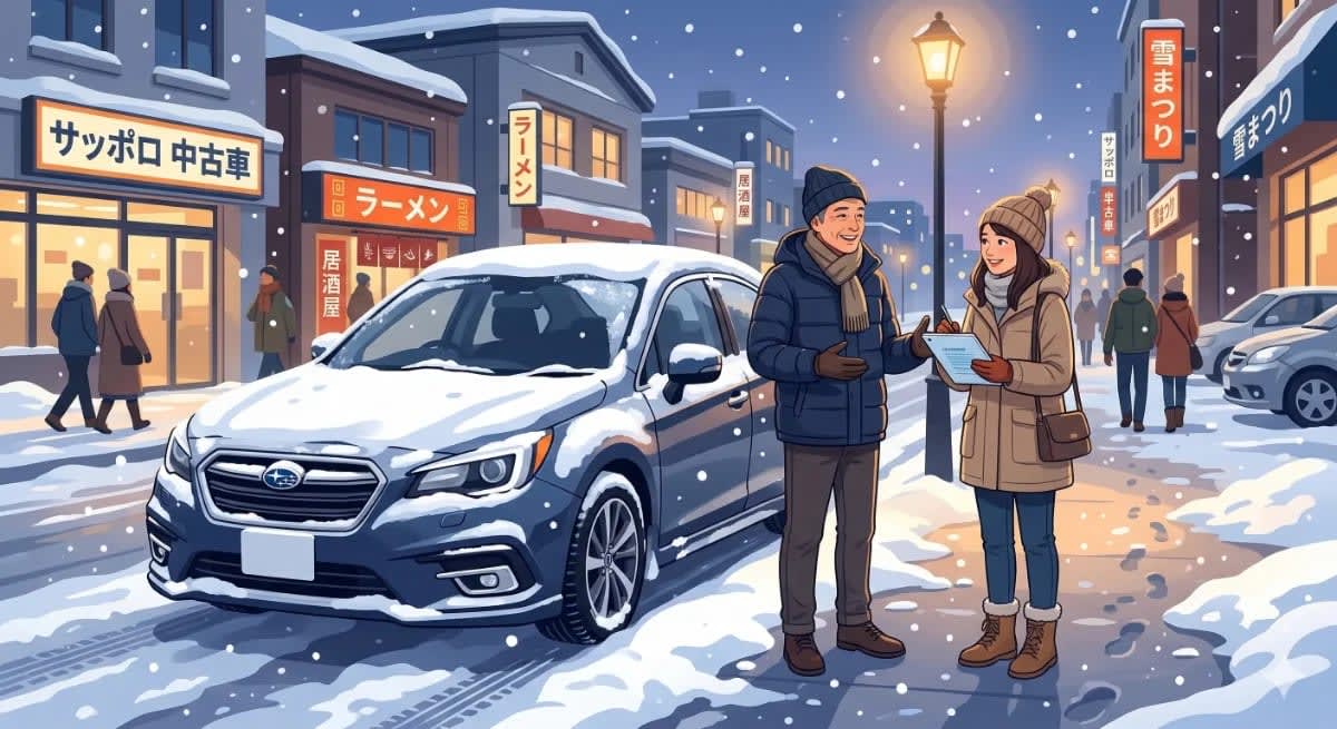 冬の札幌で動かない車の買取も安心!スムーズな売却手順と高く売るコツ