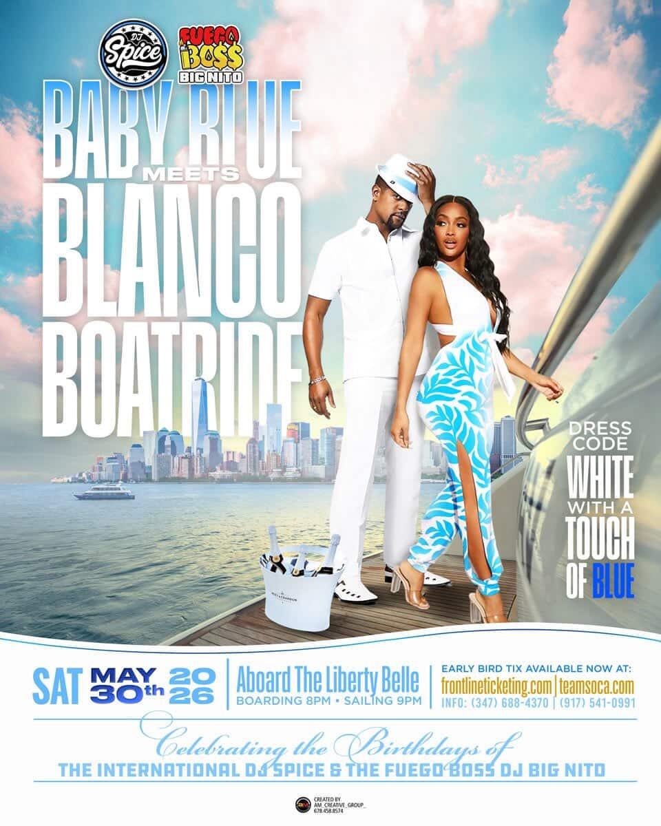 Baby Blue Meets Blanco Boatride