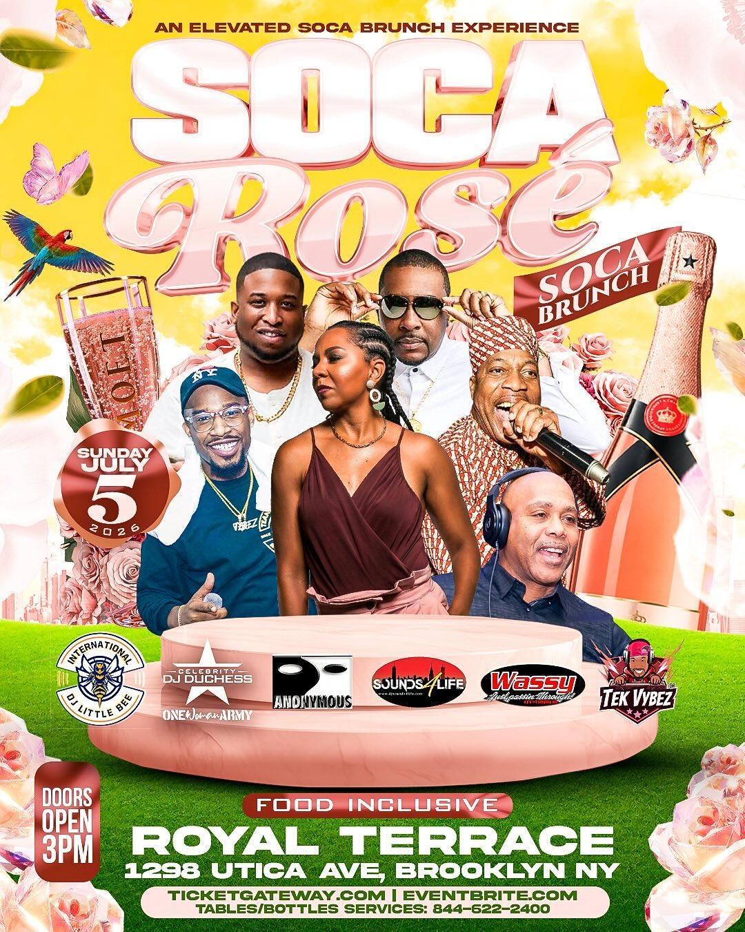 SOCA ROSÉ Brunch