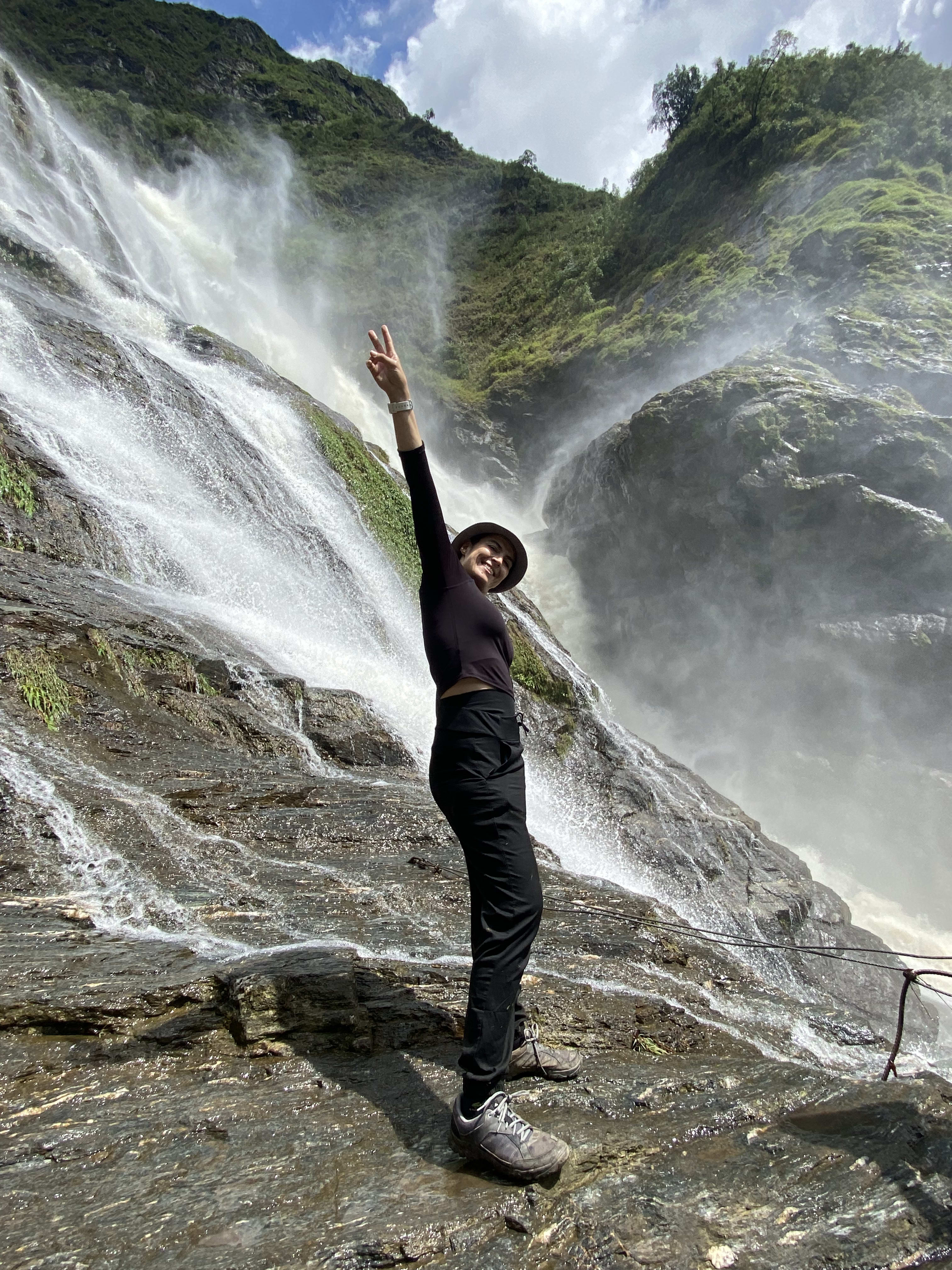 Experiencia en la cascada
