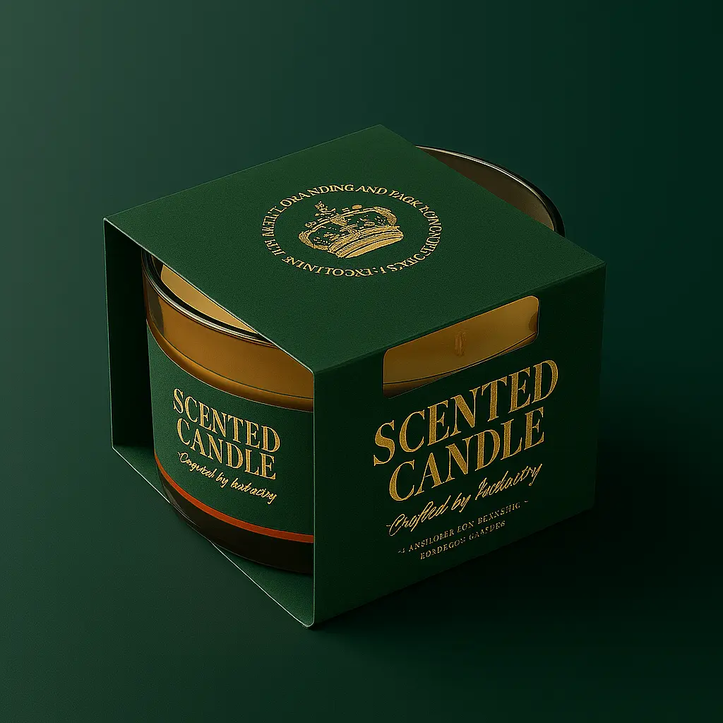 printed candle sleeves with logo