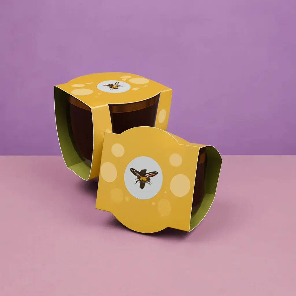 candle packaging sleeve for gifting