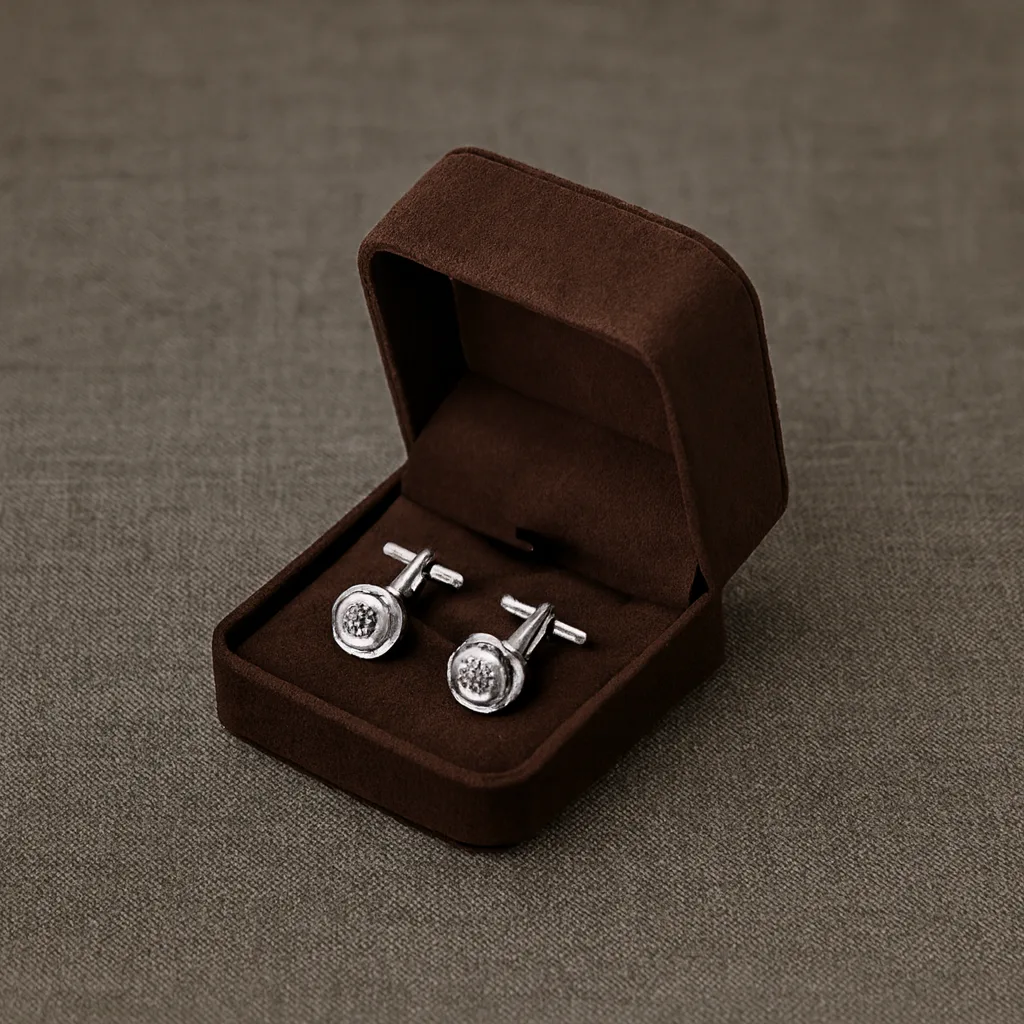 Luxury rigid cufflink box for men’s accessories