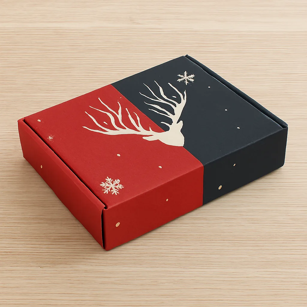 Festive Custom Xmas Eve Box Packaging