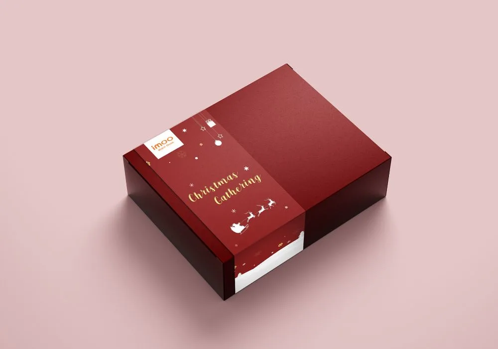 Eco-friendly corrugated Christmas mailer box for gifts